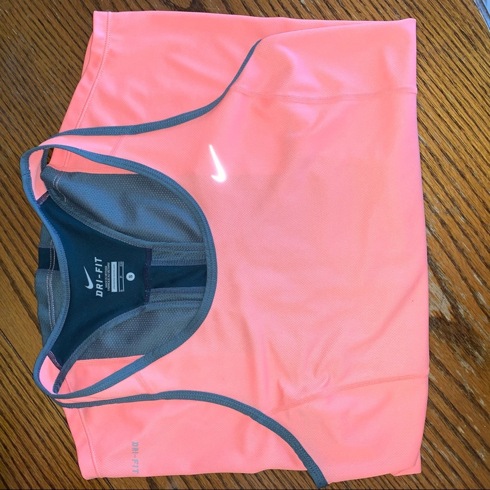 Coral Nike Run Tank